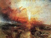 Joseph Mallord William Turner The Slave Ship painting